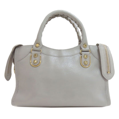 BALENCIAGA 300295 Classic Mini City 2WAY Handbag Calf Ladies [Used]