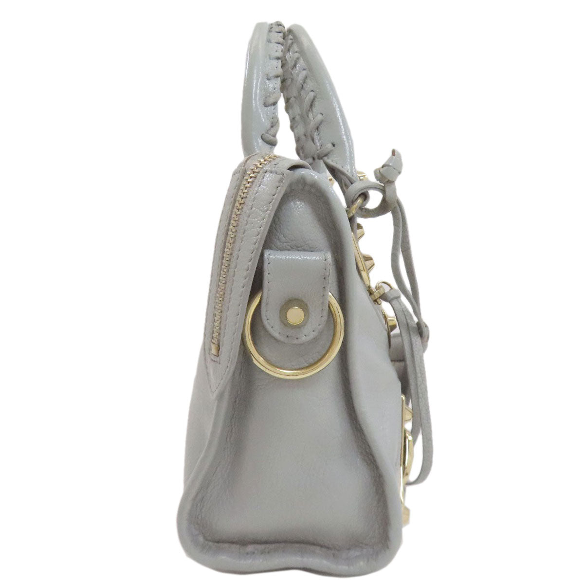 BALENCIAGA 300295 Classic Mini City 2WAY Handbag Calf Ladies [Used]