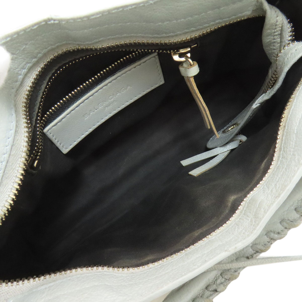 BALENCIAGA 300295 Classic Mini City 2WAY Handbag Calf Ladies [Used]