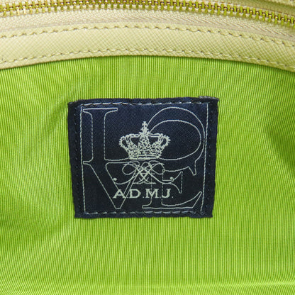 ADMJ logo Handbag Leather Ladies [Used]