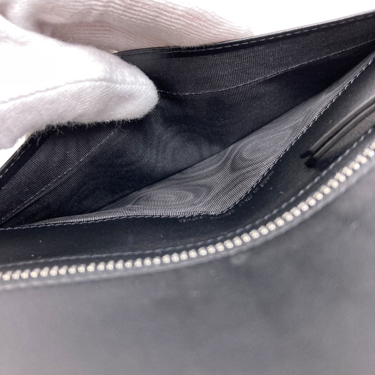 MaisonMargiela logo Long wallet (with coin pocket) Leather mens [Used]