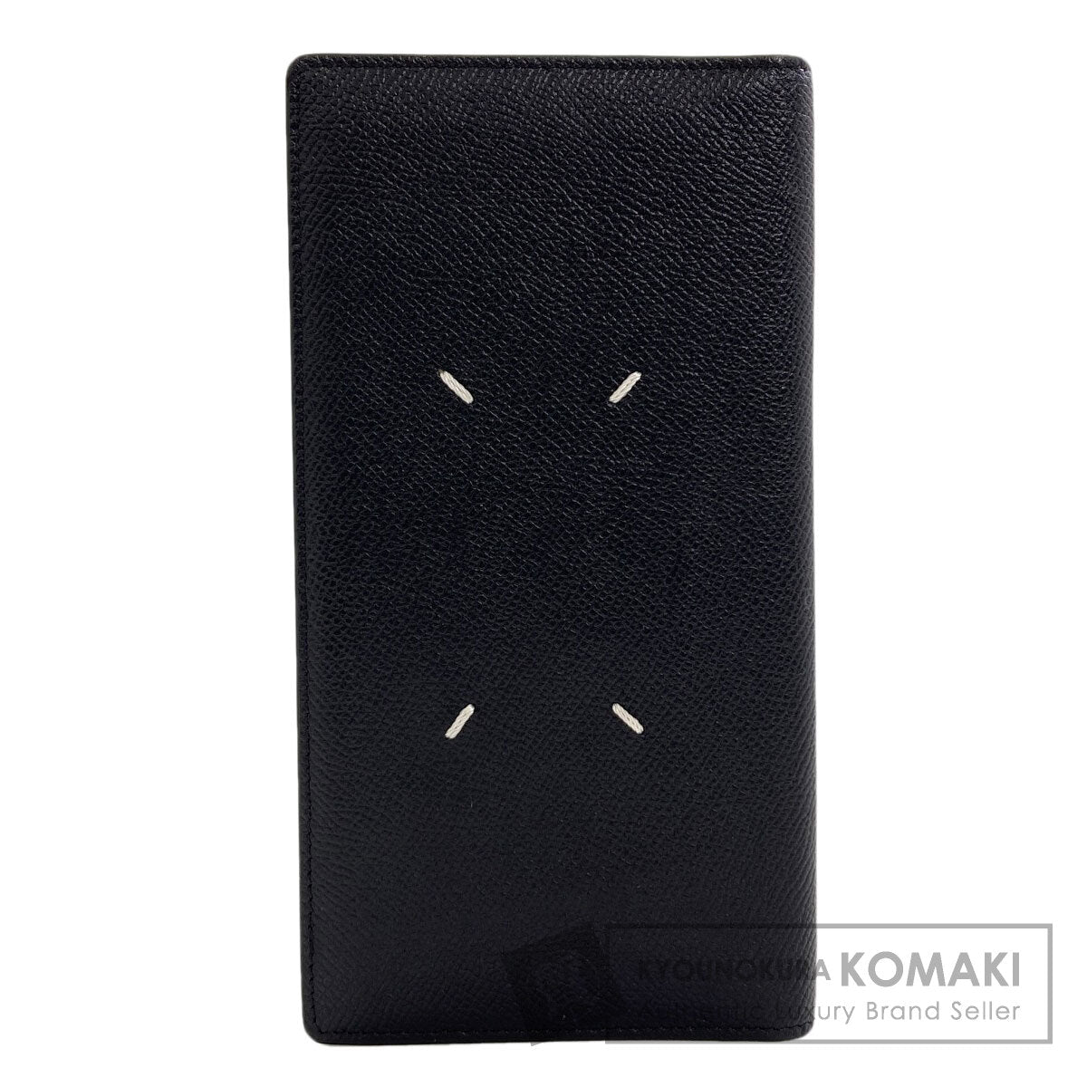 MaisonMargiela logo Long wallet (with coin pocket) Leather mens [Used]