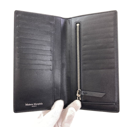 MaisonMargiela logo Long wallet (with coin pocket) Leather mens [Used]