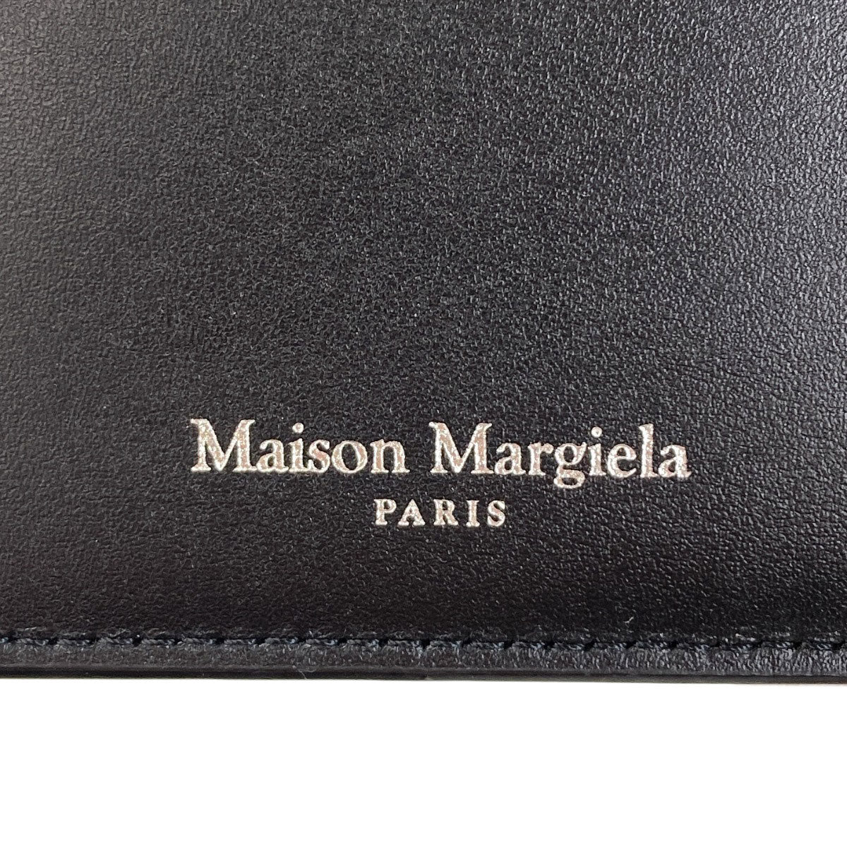 MaisonMargiela logo Long wallet (with coin pocket) Leather mens [Used]