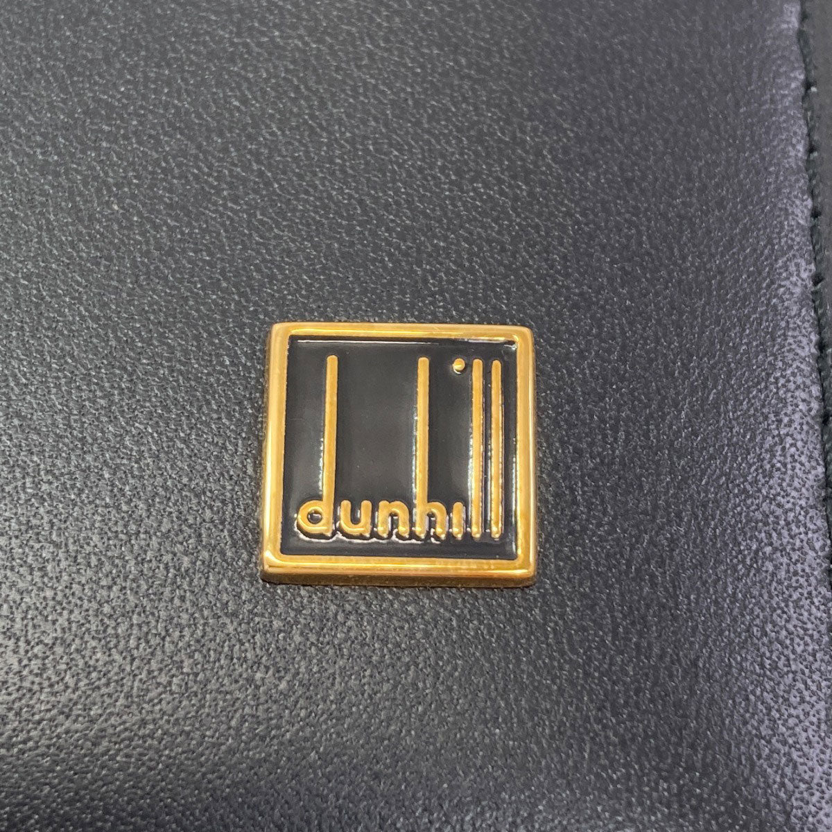 Dunhill logo Long wallet (no coin pocket) Leather mens [Used]