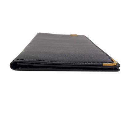 Dunhill logo Long wallet (no coin pocket) Leather mens [Used]