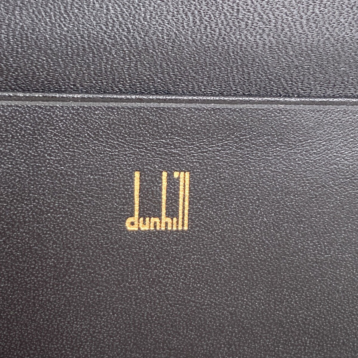 Dunhill logo Long wallet (no coin pocket) Leather mens [Used]