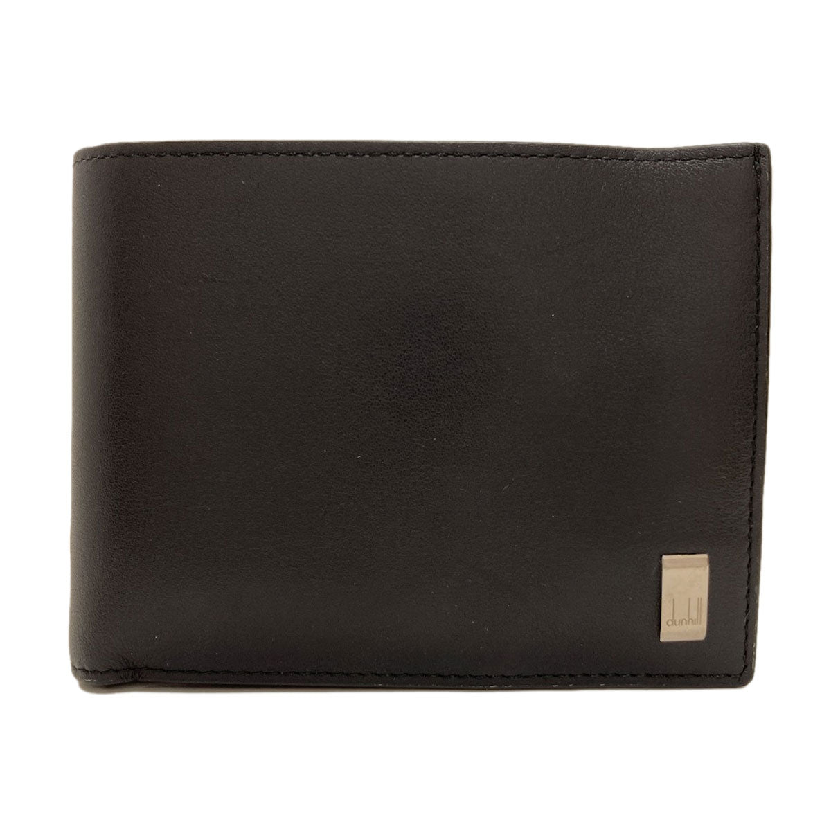 Dunhill sidecar Bifold Wallet with Coin Pocket Leather mens [Used]