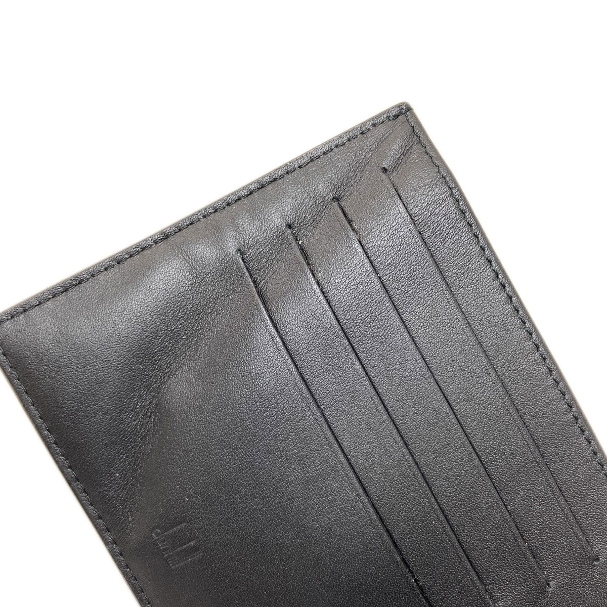 Dunhill sidecar Bifold Wallet with Coin Pocket Leather mens [Used]
