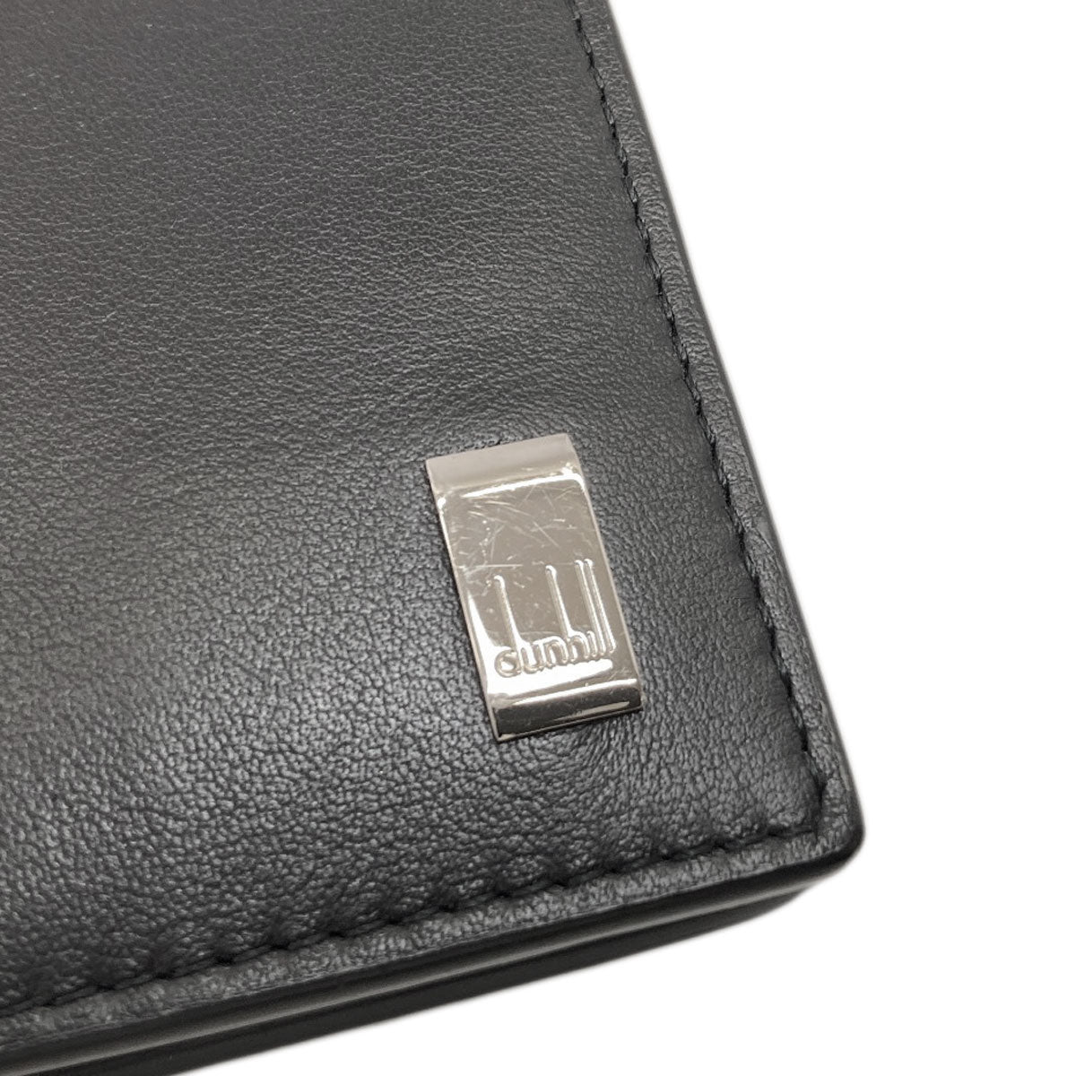 Dunhill sidecar Bifold Wallet with Coin Pocket Leather mens [Used]
