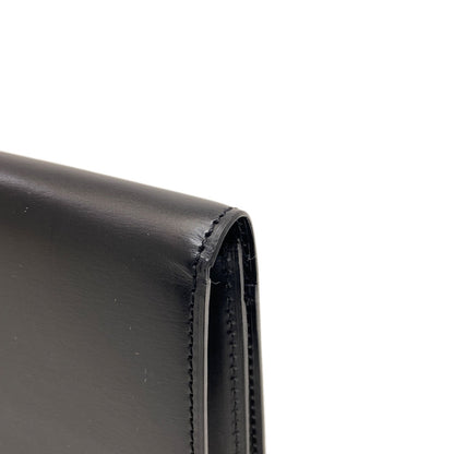 Dunhill logo Long wallet (no coin pocket) Leather mens [Used]