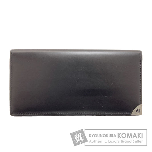 Dunhill logo Long wallet (no coin pocket) Leather mens [Used]