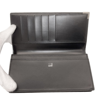 Dunhill logo Long wallet (no coin pocket) Leather mens [Used]