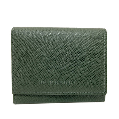 BURBERRY logo coin purse Leather Ladies [Used]
