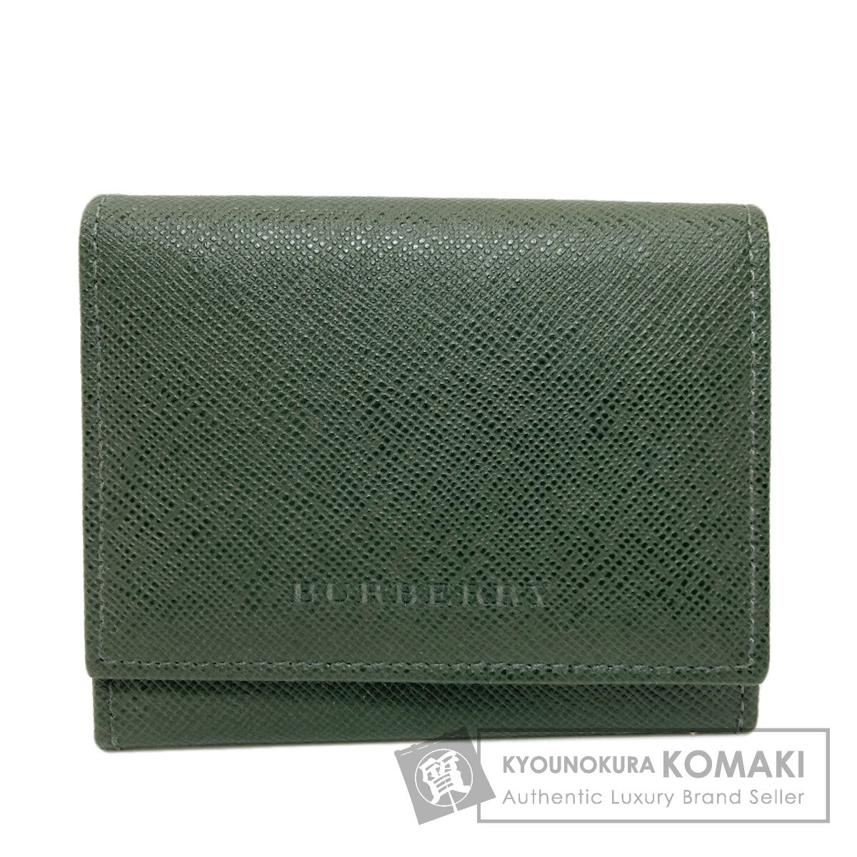 BURBERRY logo coin purse Leather Ladies [Used]