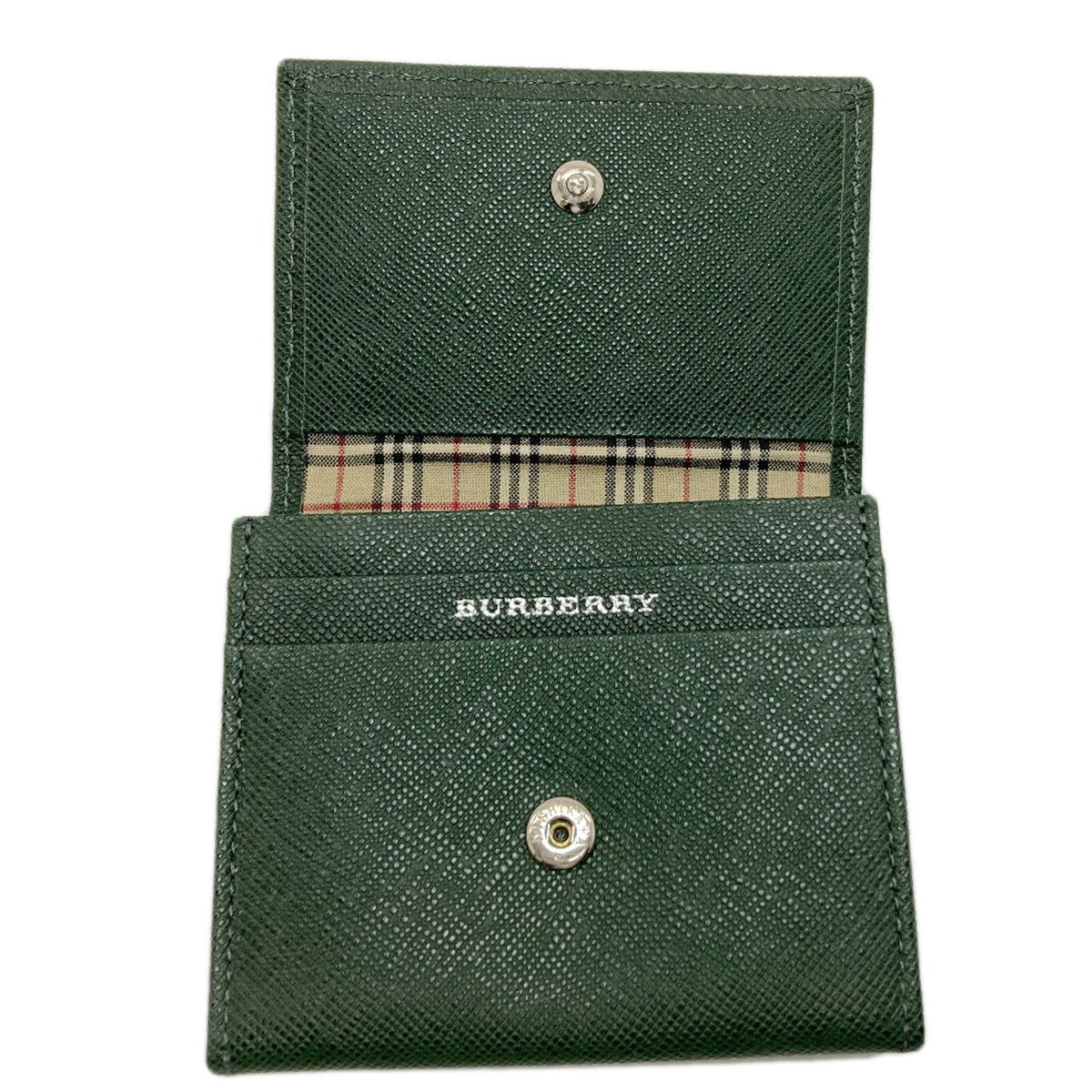 BURBERRY logo coin purse Leather Ladies [Used]