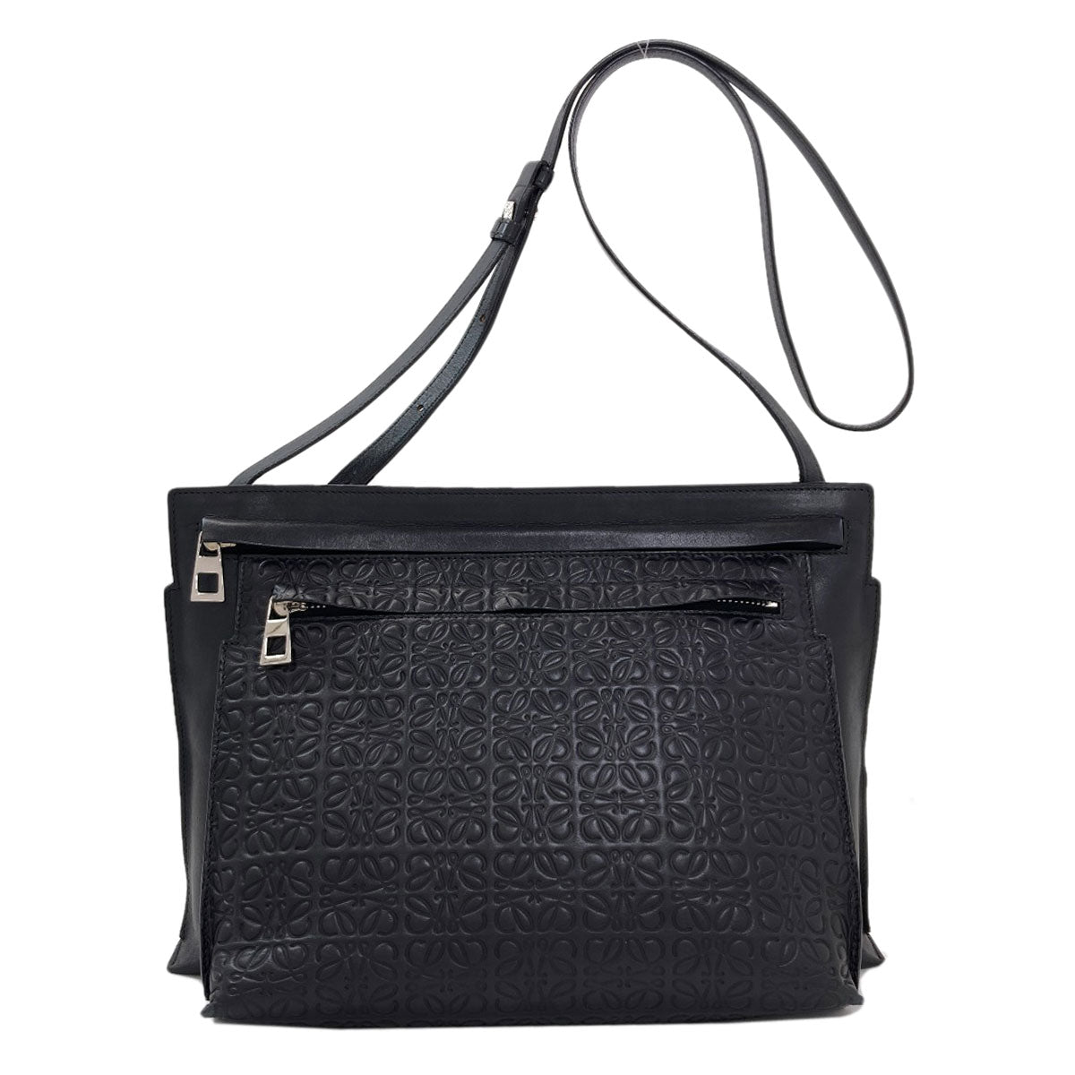 LOEWE Anagram repeat Shoulder Bag Calf Ladies [Used]