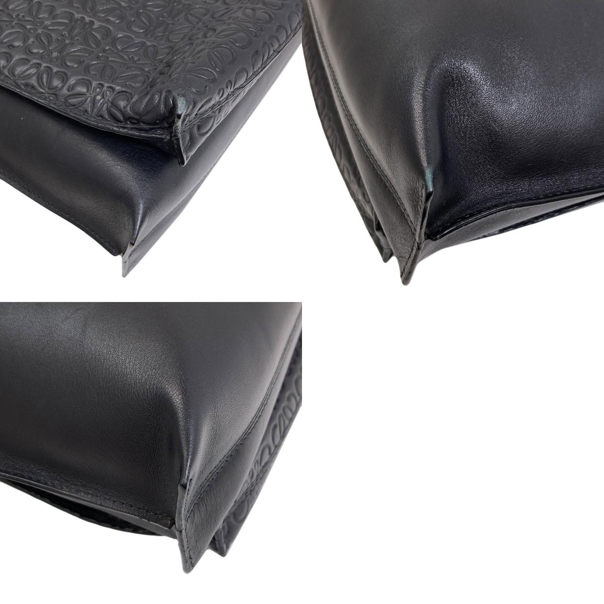 LOEWE Anagram repeat Shoulder Bag Calf Ladies [Used]