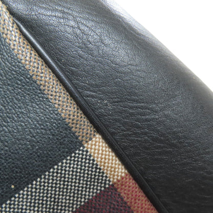 BURBERRY Checkpattern Tote Bag Leather Ladies [Used]