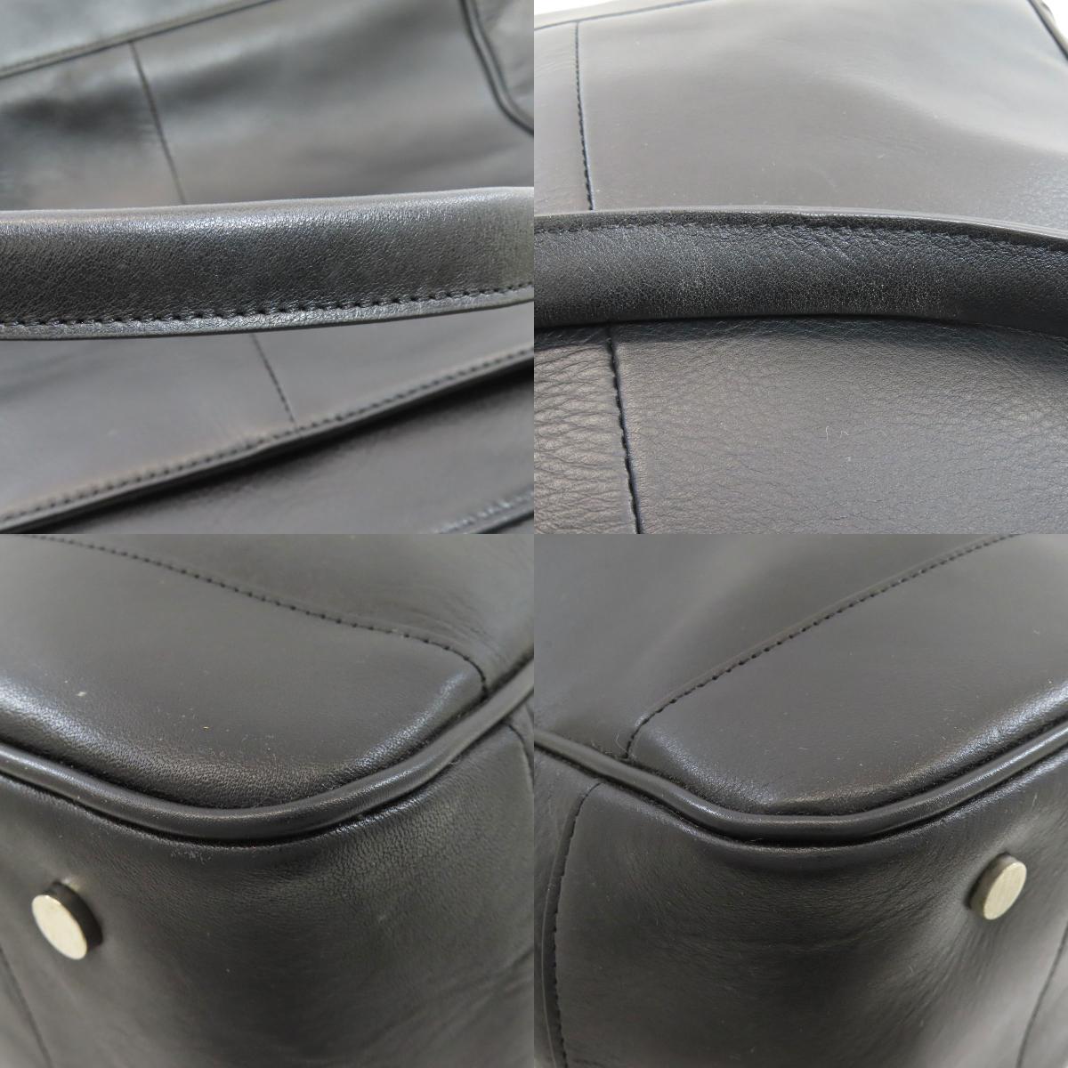 BURBERRY Checkpattern Tote Bag Leather Ladies [Used]
