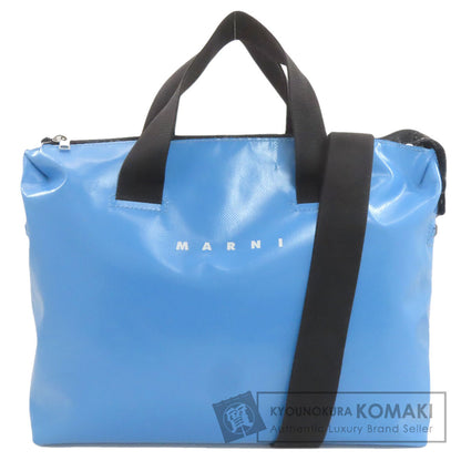 MARNI Logo 2WAY Tote Bag PVC Ladies [Used]