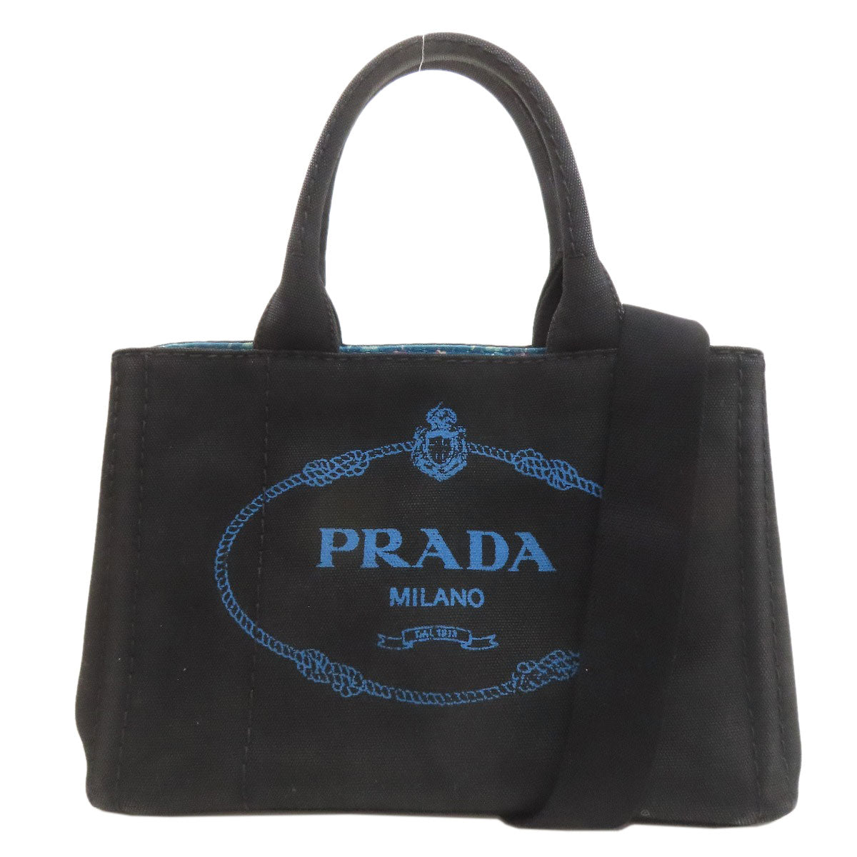 PRADA Canapa mini 2 WAY Handbag Canvas Ladies [Used]