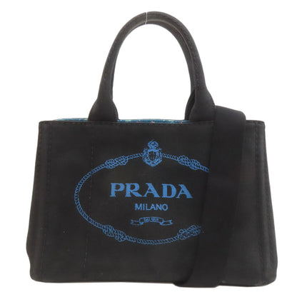 PRADA Canapa mini 2 WAY Handbag Canvas Ladies [Used]
