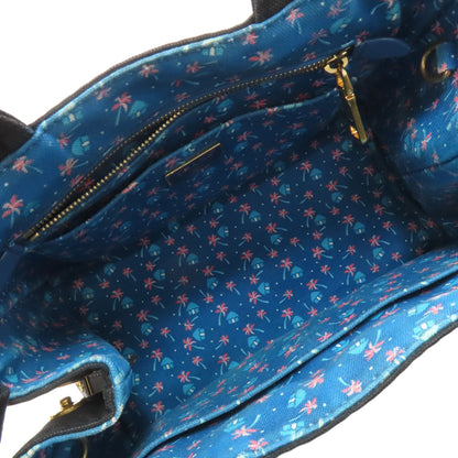 PRADA Canapa mini 2 WAY Handbag Canvas Ladies [Used]
