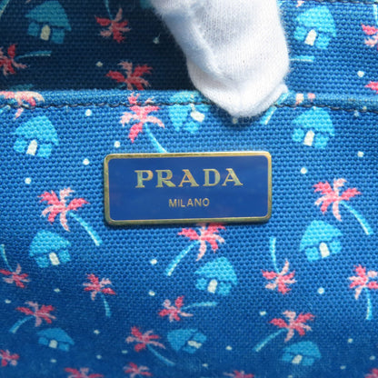 PRADA Canapa mini 2 WAY Handbag Canvas Ladies [Used]