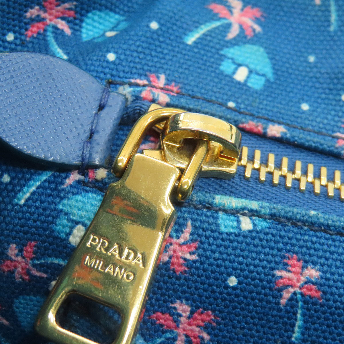 PRADA Canapa mini 2 WAY Handbag Canvas Ladies [Used]