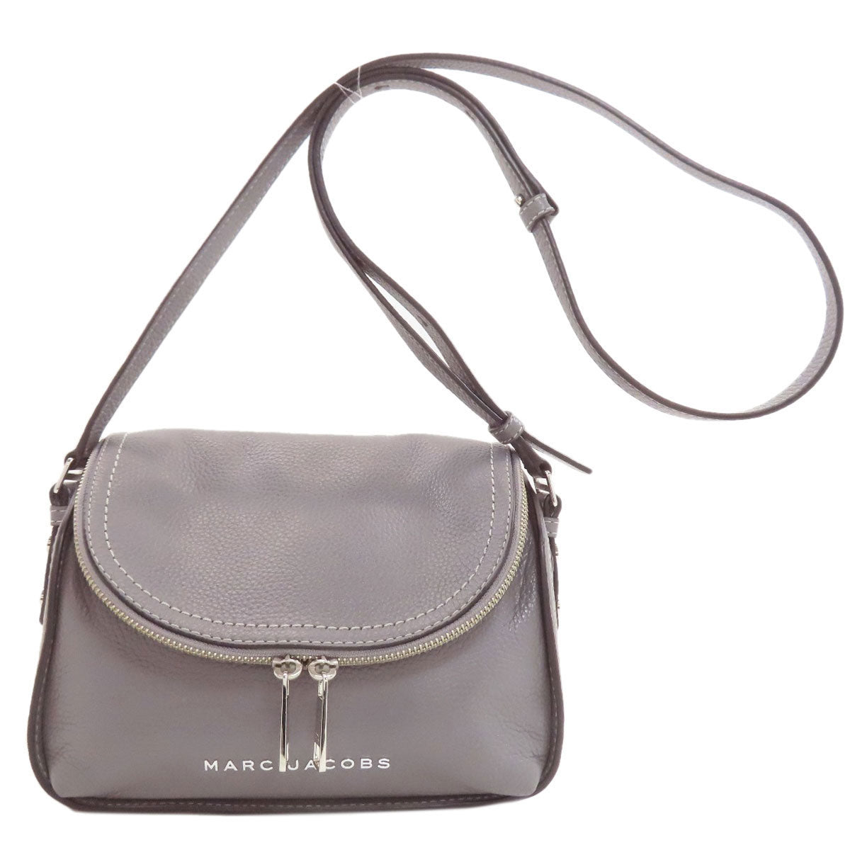 MARC JACOBS logo Shoulder Bag Leather Ladies [Used]