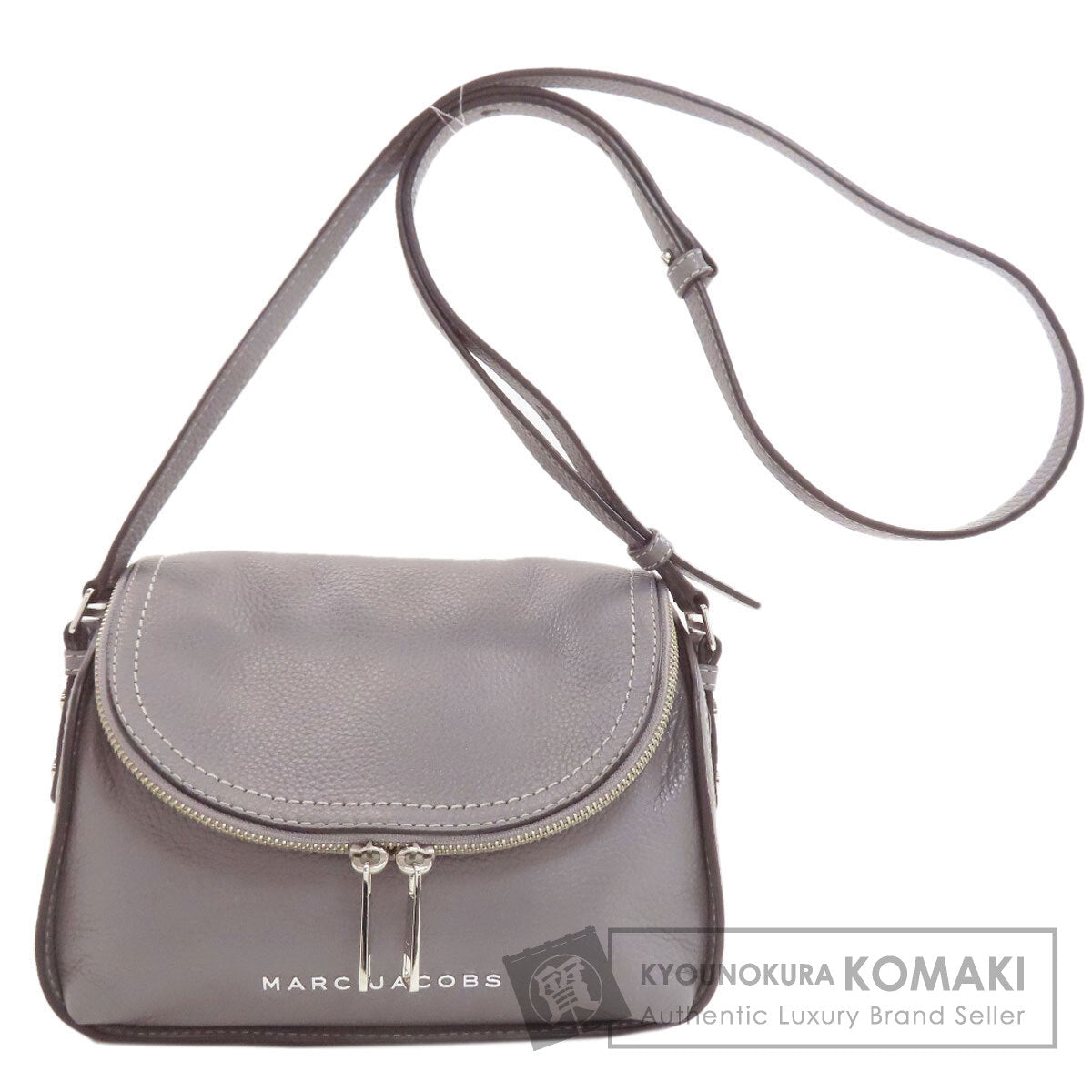 MARC JACOBS logo Shoulder Bag Leather Ladies [Used]