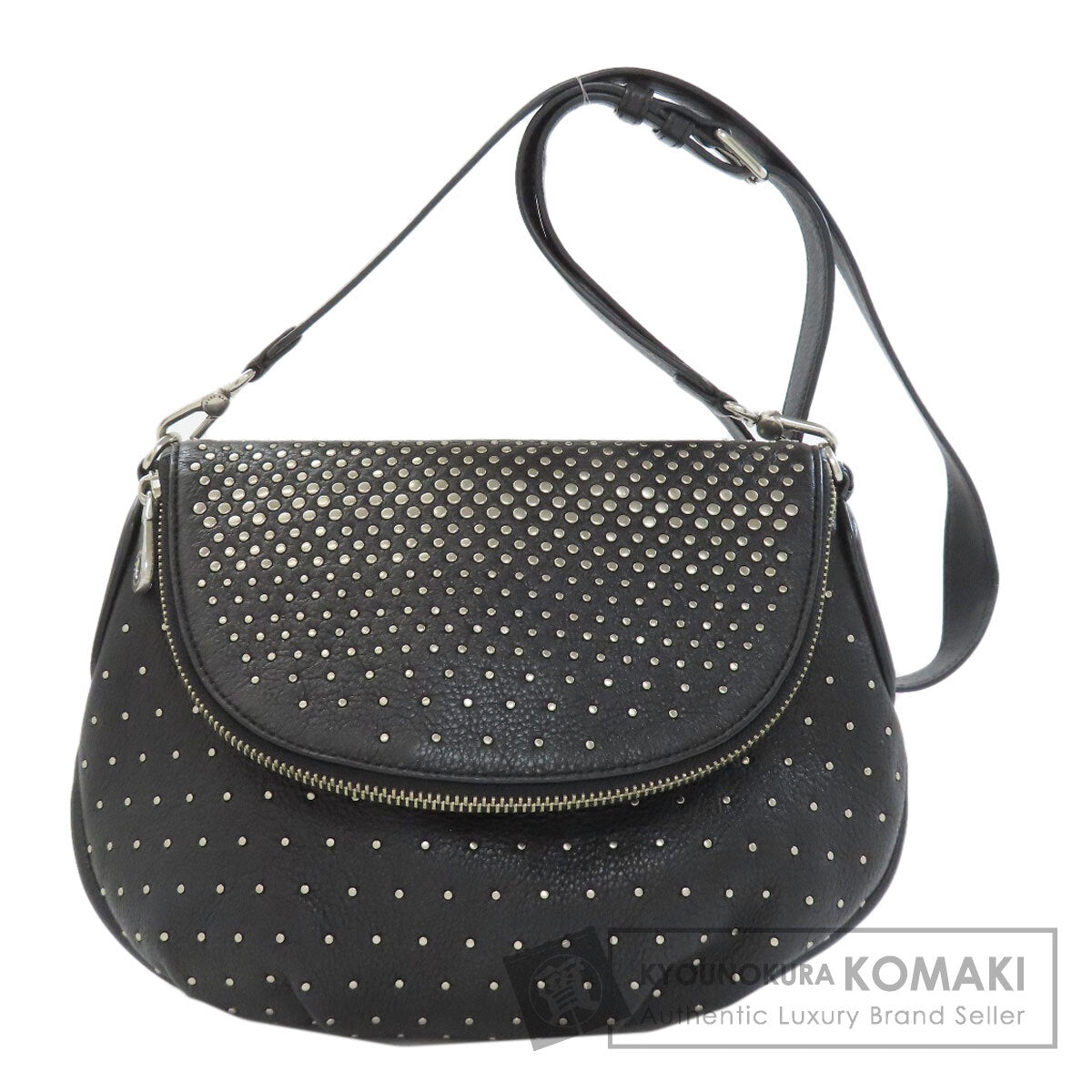 MARC BY MARC JACOBS logo Shoulder Bag Leather Ladies [Used]