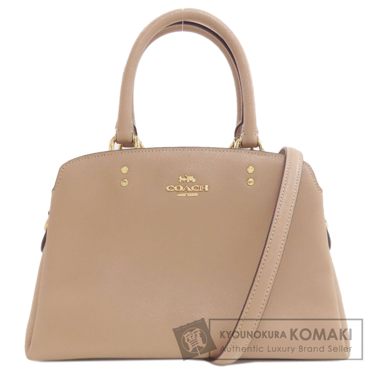 COACH 91146 Mini Lily Carryall 2WAY Handbag Leather Ladies [Used]