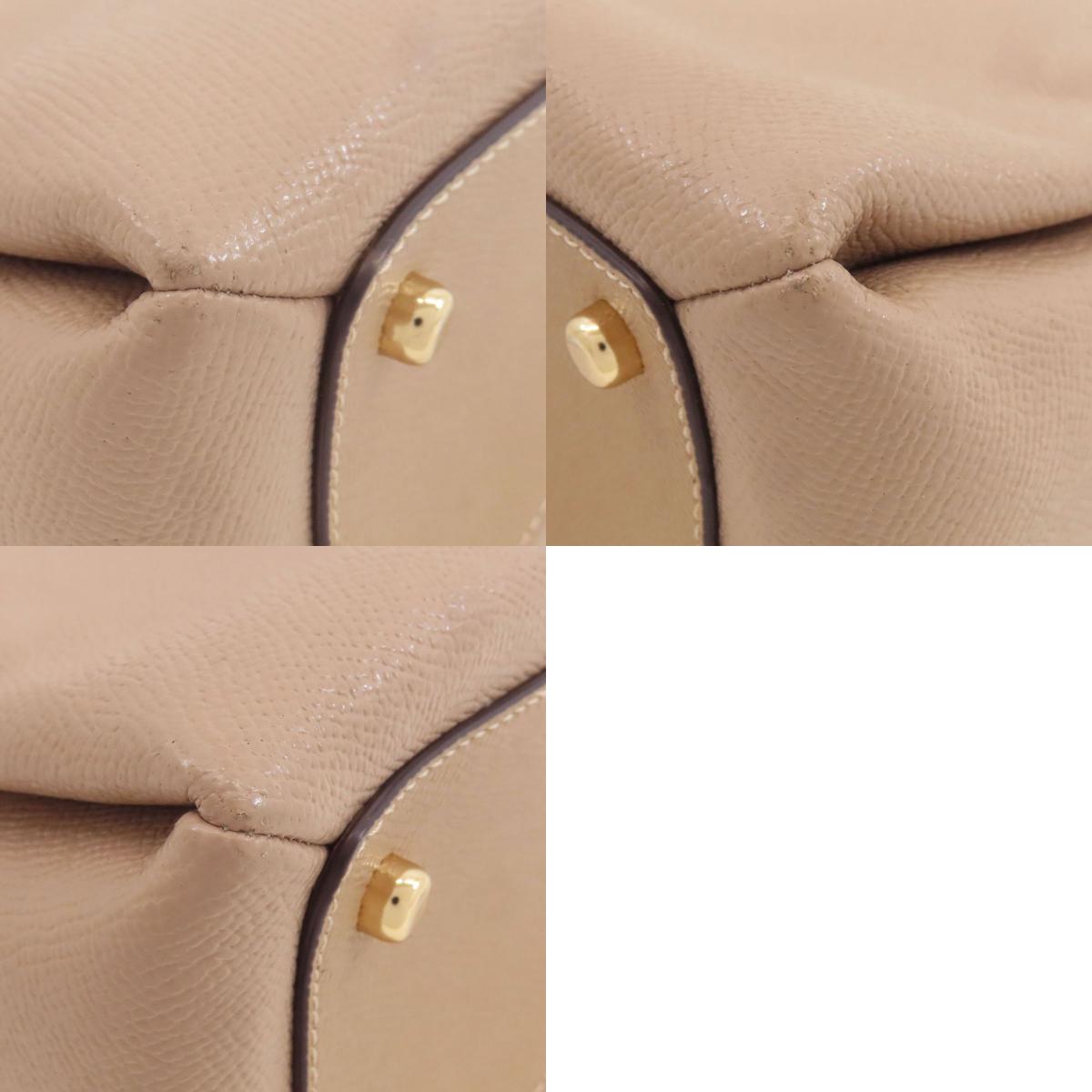 COACH 91146 Mini Lily Carryall 2WAY Handbag Leather Ladies [Used]