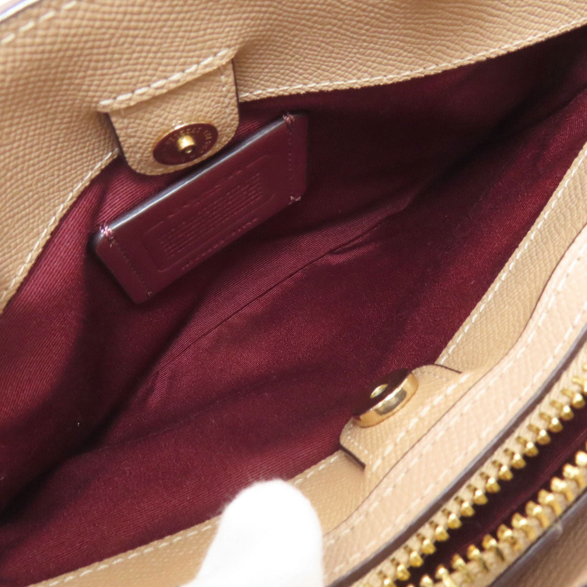 COACH 91146 Mini Lily Carryall 2WAY Handbag Leather Ladies [Used]