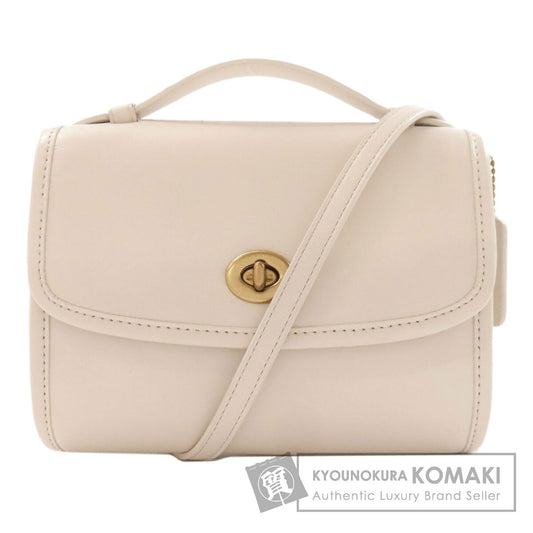 COACH C3486 Kip Turnlock Crossbody 2WAY Handbag Leather Ladies [Used]
