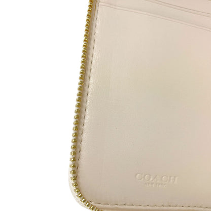 COACH F30308 Signature Bifold Wallet with Coin Pocket PVC Ladies [Used]