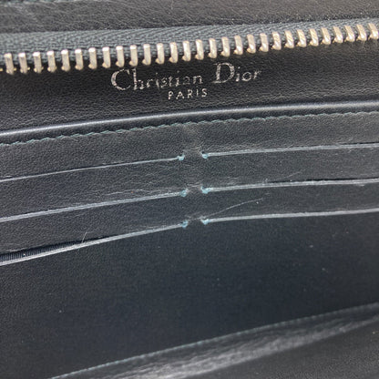 CHRISTIAN DIOR Paradise Long wallet (with coin pocket) Leather Ladies [Used]