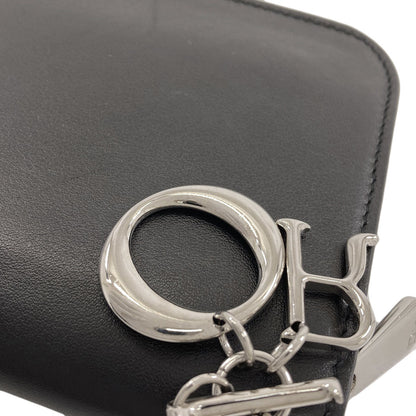 CHRISTIAN DIOR Paradise Long wallet (with coin pocket) Leather Ladies [Used]