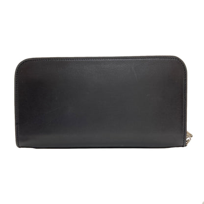CHRISTIAN DIOR Paradise Long wallet (with coin pocket) Leather Ladies [Used]