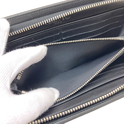 CHRISTIAN DIOR Paradise Long wallet (with coin pocket) Leather Ladies [Used]