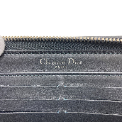 CHRISTIAN DIOR Paradise Long wallet (with coin pocket) Leather Ladies [Used]