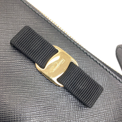 Salvatore Ferragamo Vara ribbon coin purse Leather Ladies [Used]