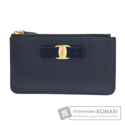 Salvatore Ferragamo Vara ribbon coin purse Leather Ladies [Used]