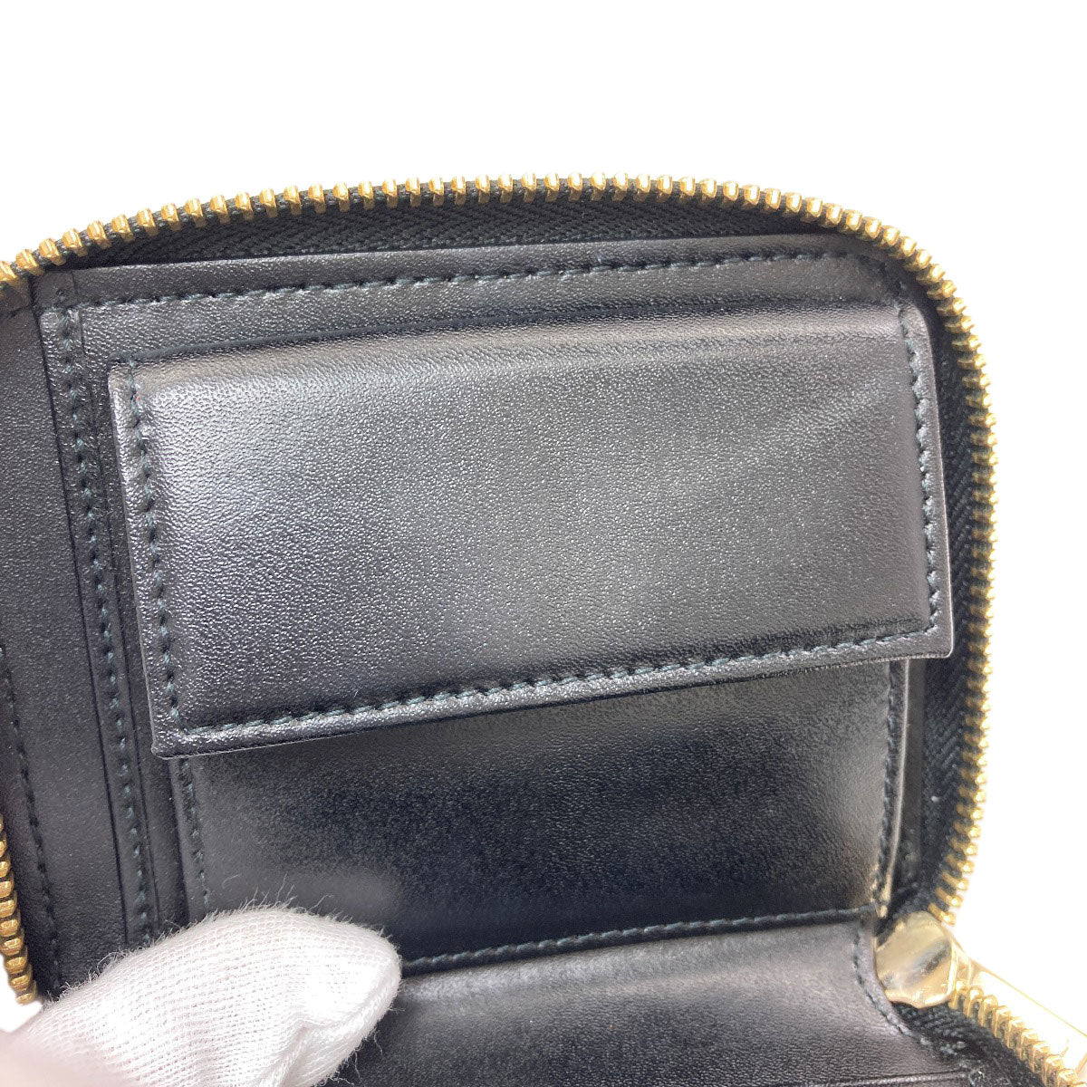 Salvatore Ferragamo GanciniHardware coin purse Leather Ladies [Used]