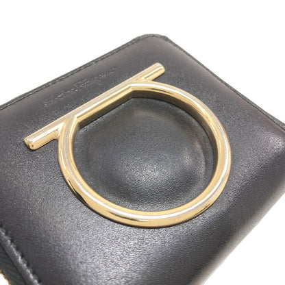 Salvatore Ferragamo GanciniHardware coin purse Leather Ladies [Used]