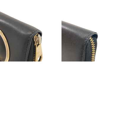 Salvatore Ferragamo GanciniHardware coin purse Leather Ladies [Used]