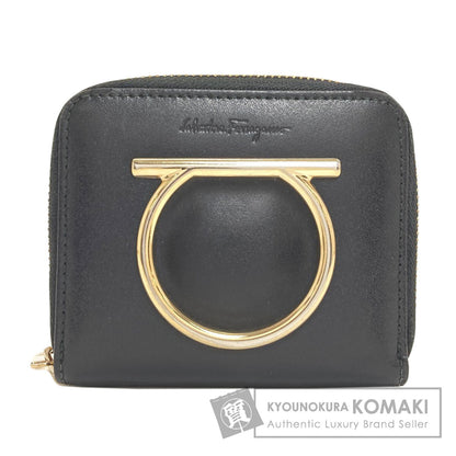 Salvatore Ferragamo GanciniHardware coin purse Leather Ladies [Used]