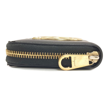 Salvatore Ferragamo GanciniHardware coin purse Leather Ladies [Used]